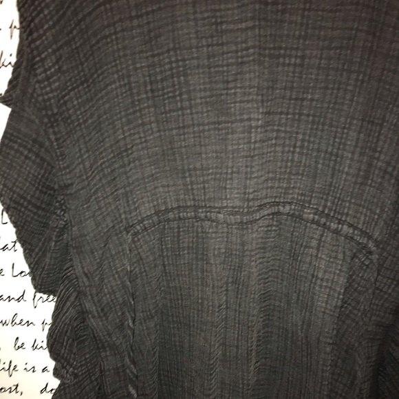 RUFFLED COVER-UP MINI DRESS - Picture 10 of 10